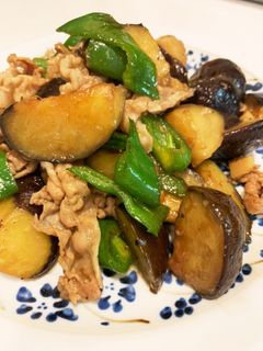 なすと豚肉の炒め物-レシピのメイン写真