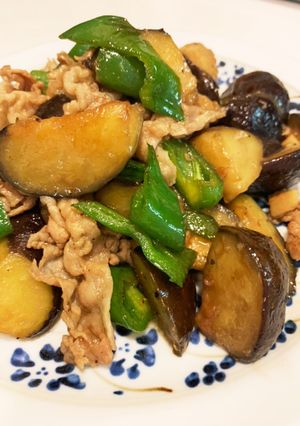 なすと豚肉の炒め物-レシピのメイン写真