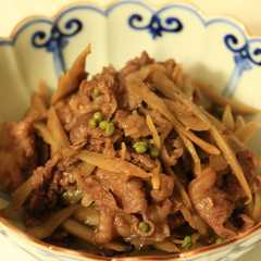 รูปของ 牛肉とごぼうの実山椒煮
