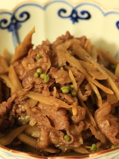 牛肉とごぼうの実山椒煮-レシピのメイン写真
