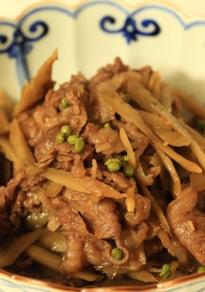 牛肉とごぼうの実山椒煮-レシピのメイン写真