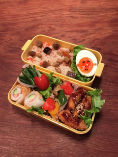 お弁当・・・150五目豆の混ぜご飯-レシピのメイン写真
