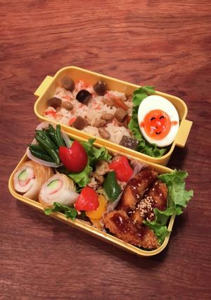 お弁当・・・150五目豆の混ぜご飯-レシピのメイン写真