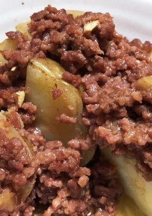 じゃがいものひき肉あんかけ-レシピのメイン写真