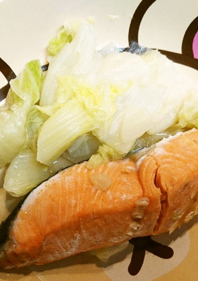 鮭と白菜の蒸し煮-レシピのメイン写真
