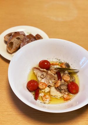レンコ鯛のアクアパッツァ-レシピのメイン写真