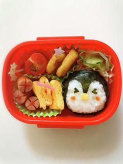 簡単!年少さんの幼稚園ペンギン弁当♡-レシピのメイン写真