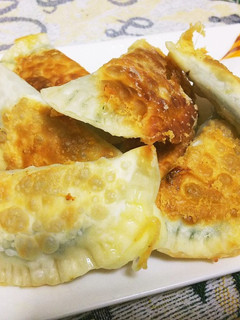 おこげがたまらない!大葉チーズ餃子-レシピのメイン写真
