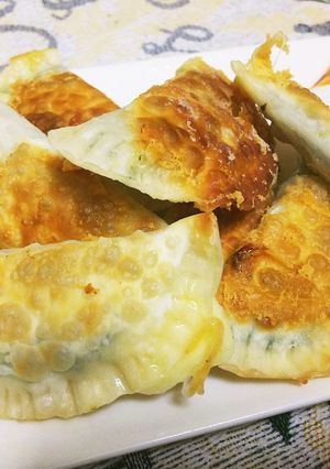 おこげがたまらない！大葉チーズ餃子-レシピのメイン写真