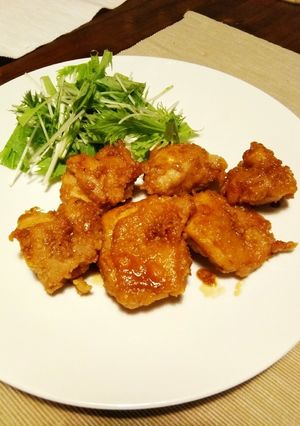 ご飯が進む！鶏の唐揚げ 甘辛ダレ-レシピのメイン写真