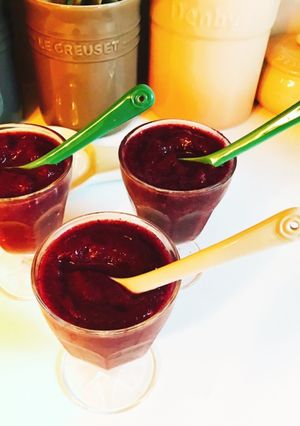 ブルーベリーマスカットぶどうスムージー-レシピのメイン写真