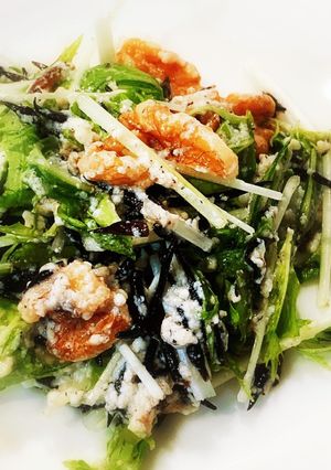 和えるだけ！豆腐とひじきと水菜のサラダ-レシピのメイン写真