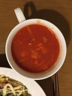 トマト缶で簡単!トマトスープ-レシピのメイン写真