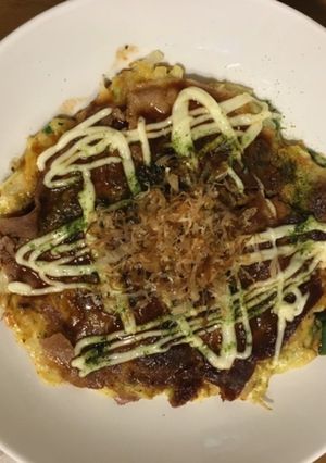フライパンで簡単あつあつ！お好み焼き-レシピのメイン写真
