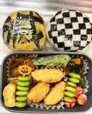 鬼滅の刃　簡単おにぎり　キャラ弁当