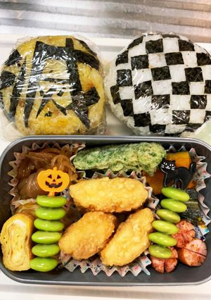 鬼滅の刃　簡単おにぎり　キャラ弁当-レシピのメイン写真