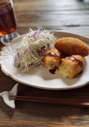 ポテトコーンチーズコロッケ＊-レシピのメイン写真