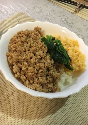 みんな大好き鶏そぼろ丼-レシピのメイン写真
