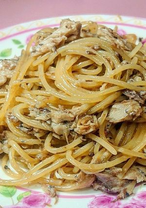 サバの焦がしバター醤油パスタ-レシピのメイン写真