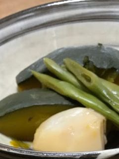 カボチャと里芋の煮付け-レシピのメイン写真