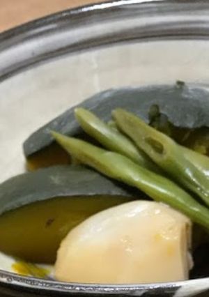 カボチャと里芋の煮付け-レシピのメイン写真