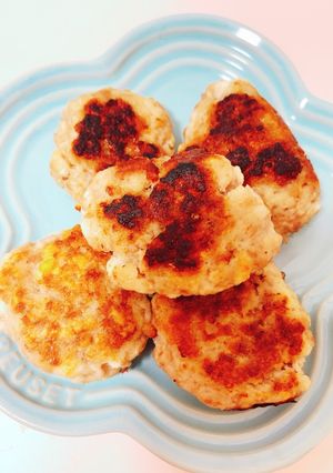 豚ひき肉とはんぺんのふんわり焼き-レシピのメイン写真