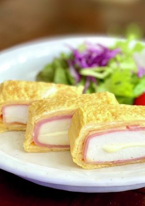 ふわ〜っと♪チーズ入はんぺんのピカタ-レシピのメイン写真