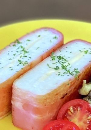 ベーコン巻き☆はんぺんチーズのバター焼き-レシピのメイン写真