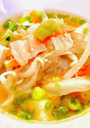 豆腐と野菜のみヘルシーちゃんぽんスープ♡-レシピのメイン写真