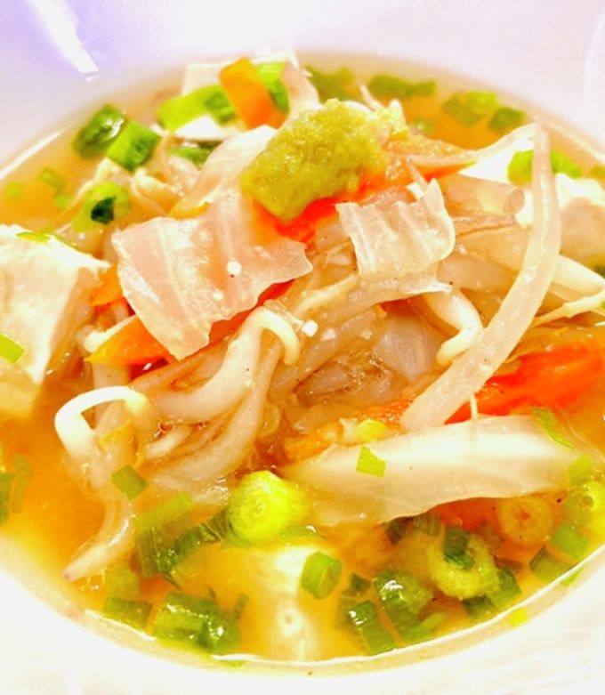 豆腐と野菜のみヘルシーちゃんぽんスープ♡ by ぉ空♡ 【クックパッド