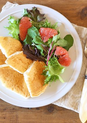 簡単＆ヘルシー！あっさりパンケーキ-レシピのメイン写真