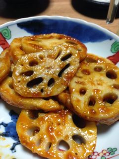 レンコンの照り焼き-レシピのメイン写真