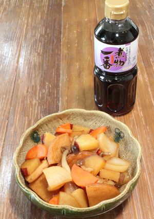秋の煮物（根菜と平天の煮しめ）-レシピのメイン写真