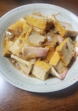 ひき肉豆腐♪-レシピのメイン写真