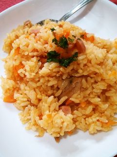 カレーピラフ 圧力IH炊飯ジャー炊飯器-レシピのメイン写真