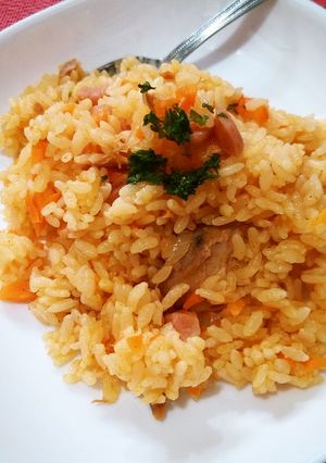 カレーピラフ　圧力IH炊飯ジャー炊飯器-レシピのメイン写真