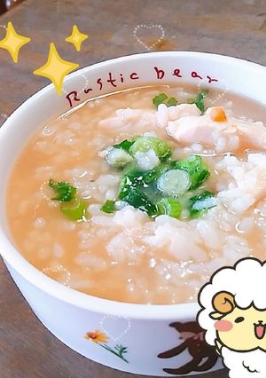 鶏がらスープのおじや-レシピのメイン写真
