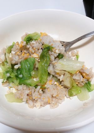 簡単レタスチャーハン-レシピのメイン写真