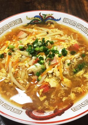 サッポロ一番で作る酸辣湯麺-レシピのメイン写真
