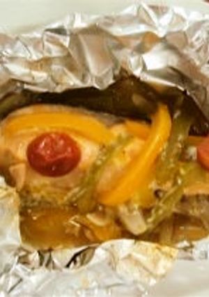 鮭のホイル焼き　-レシピのメイン写真