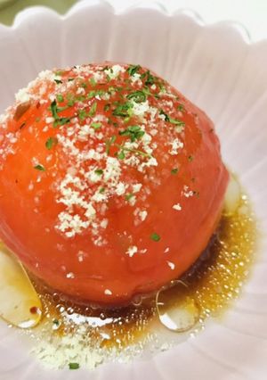 沢山食べられる・丸ごとトマトのサラダ-レシピのメイン写真