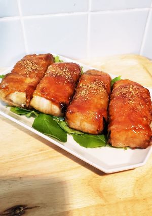 厚揚げのしそ肉巻き-レシピのメイン写真