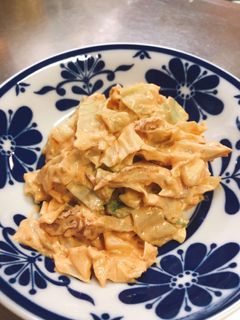 キャベツとちくわのコチュマヨ和え-レシピのメイン写真