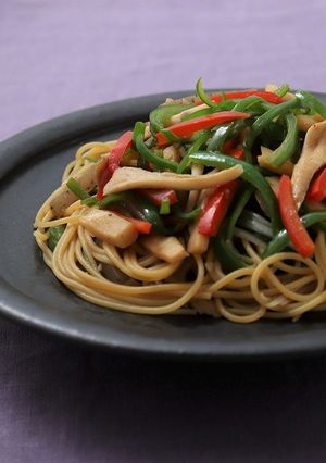ヴィーガン青椒肉絲そば-レシピのメイン写真