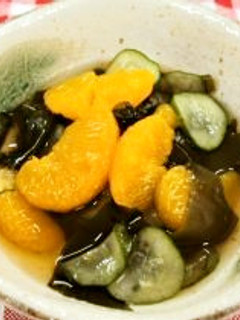みかん缶入り酢の物-レシピのメイン写真