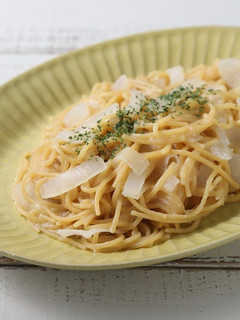 電子レンジでたまねぎのパスタ-レシピのメイン写真