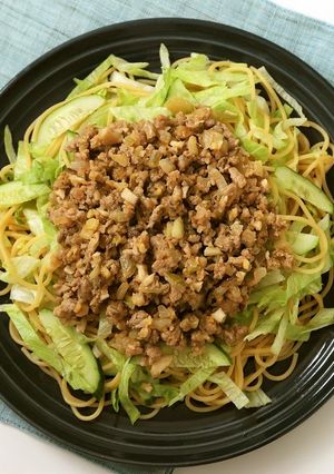 肉味噌レタスそば-レシピのメイン写真