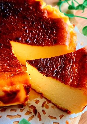 超簡単濃厚バスクチーズケーキ-レシピのメイン写真