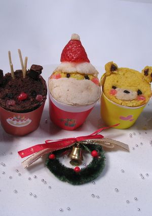 アレルギー対応　かわいい蒸しケーキ-レシピのメイン写真