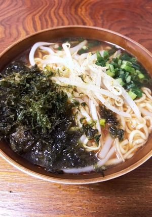 サッポロ一番で大葉醤油ラーメン-レシピのメイン写真